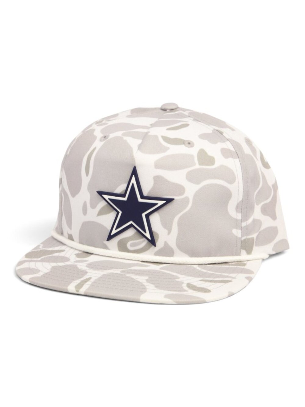 Dallas Cowboys 3D Umpqua Rope Hat- Blizzard Duck Camo/ White